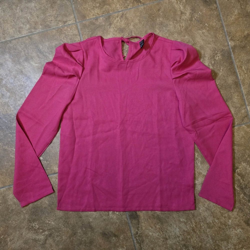 Pink Vibrant | SHEIN | Pretty Long Sleeve
